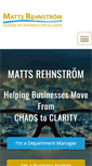 Mobile Screenshot of mattsrehnstrom.com